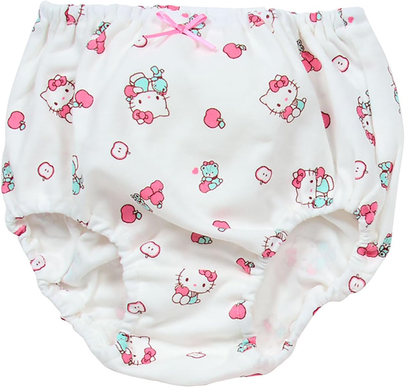 Sanrio 153745 Kids Shorts, Set of 3, Hello Kitty Apple, 47.2 inches (120 cm), 100% Cotton, With Name