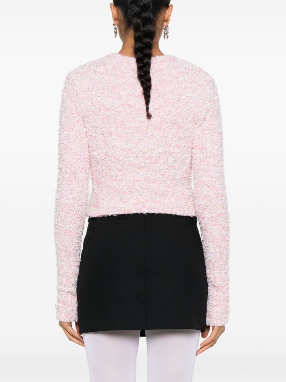 BalenciagaBoucléクロップドジャケット - Image 3