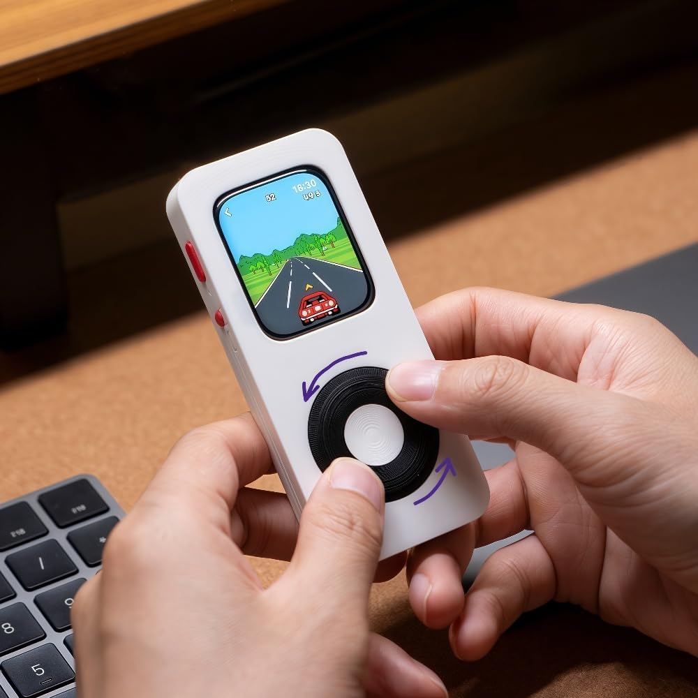 Apple Watch Series 7/8/9 Retro Gaming Protective Cover for iWatch Pod Expander, White/Black (Black)