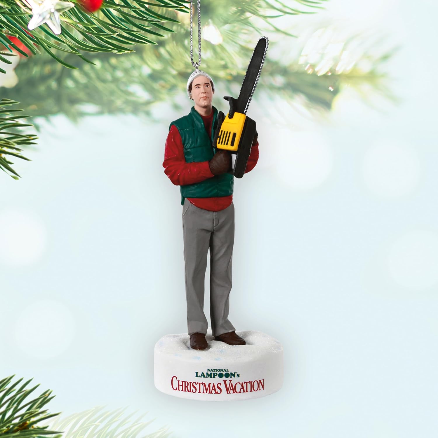 Hallmark Keepsake Adorno de Navidad, National Lampoon's Vacaciones de Navidad El Árbol de Navidad con Sonido, Regalos de Película