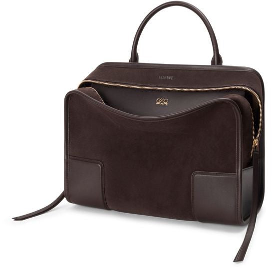 LOEWE Large Amazona 180 bag in suede - Image 3