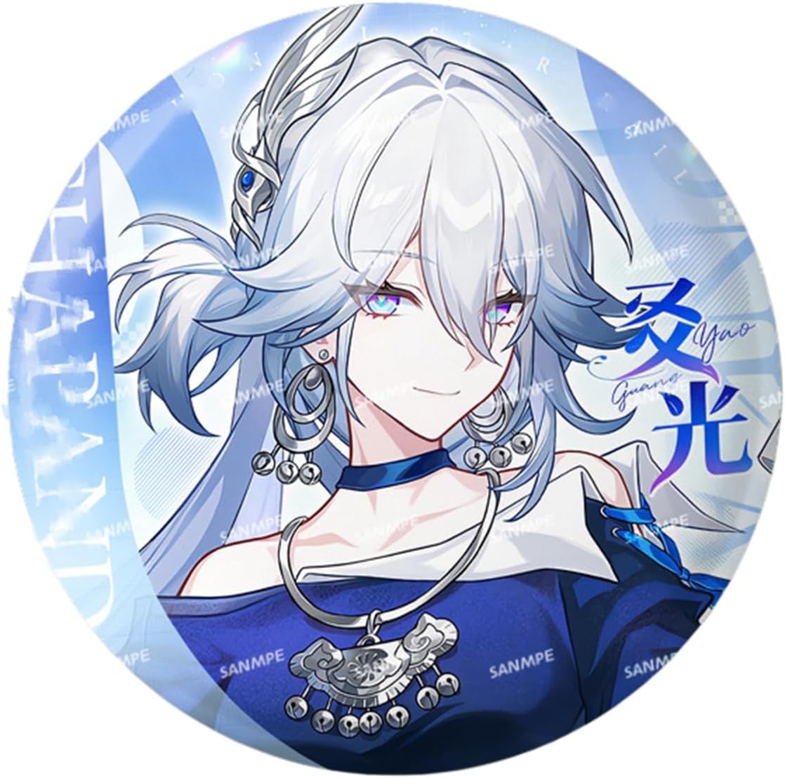 [REIZEA]爻光 ケイゲン 周辺 福袋 セット アクリルスタンド バッジ コレクションカード 対応崩壊スターレイル 連名グッズ 飾り コスプレ小物 記念品 同人グッズ 装飾品 人気ゲーム コレクション プレゼント 非公式 (A（3点セット）)
