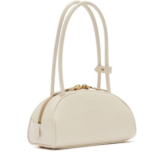 MIU MIU Small Beau half-moon leather bag - Image 3