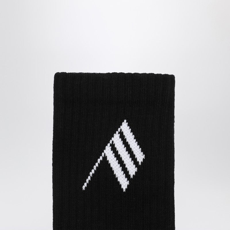 The ロゴ付きのAttico Black/White Socks - Image 3