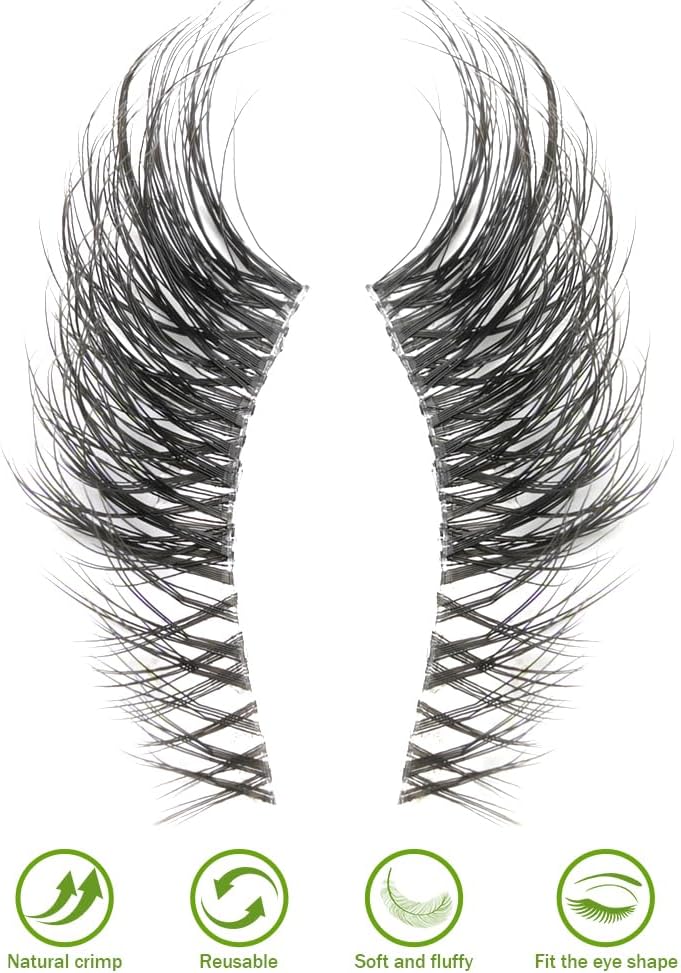 YK 10ペア つけまつげ フェイクミンク アイラッシュ 柔らかく 手作り 舞台用 日常化粧 ショット まつげ (YK311)