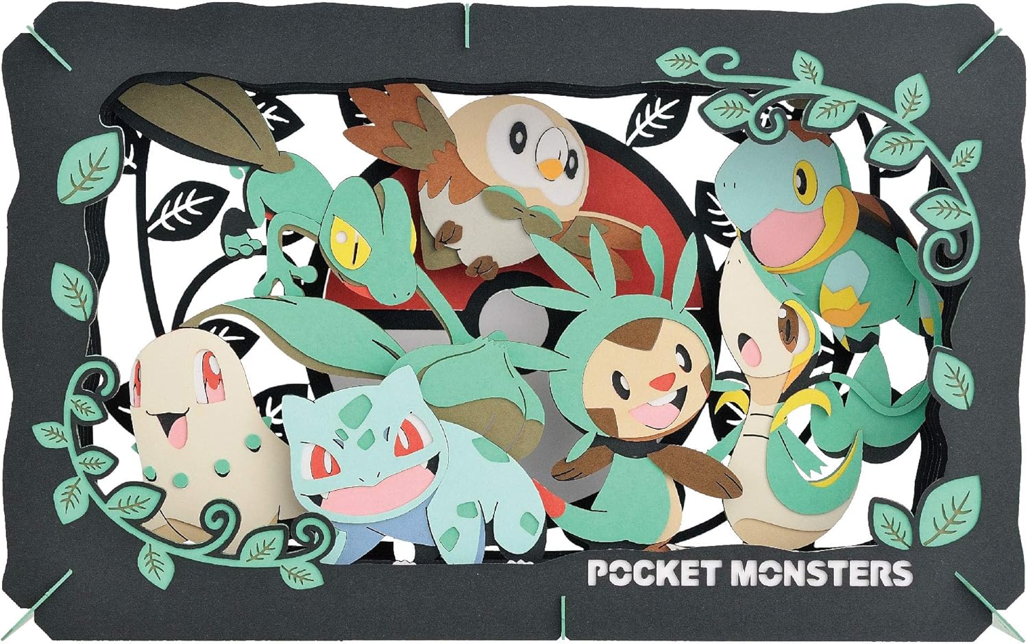 ENSKY Pokemon PT-L06 Type: Grass Approx. H 3.9 x W 6.3 x D 1.7 inches (100 x 160 x 42 mm), Paper