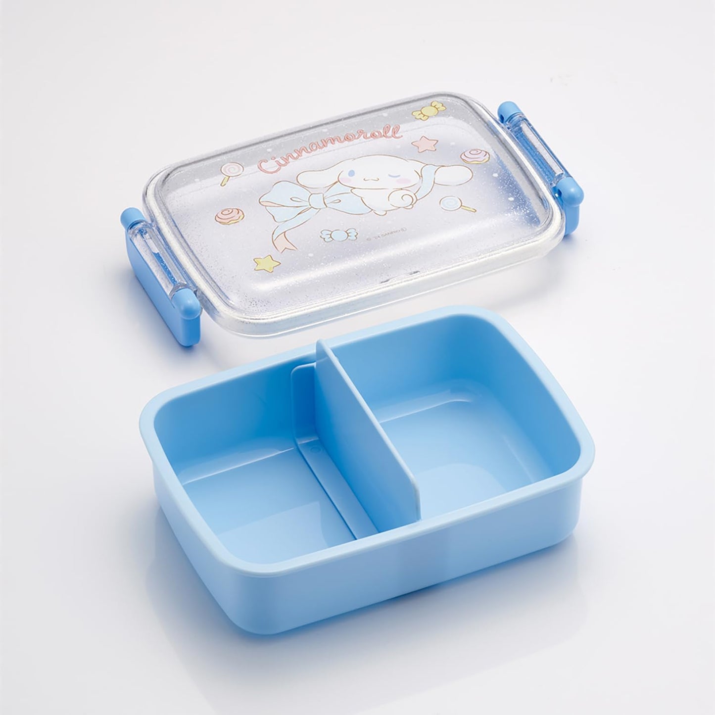 Skater RBF3ANAG Children's Bento Box, 1-Tier 15.2 fl oz (450 ml), Fluffy Dome, Antibacterial, Kids Lunch, Made in Japan, Sanrio Cinnamorol, Big Ribbon, Girls