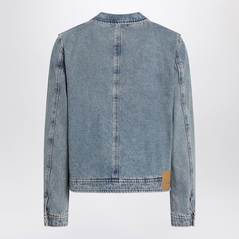 Ami Ami Paris Denim Zip Up Ami De Coeurジャケット - Image 3