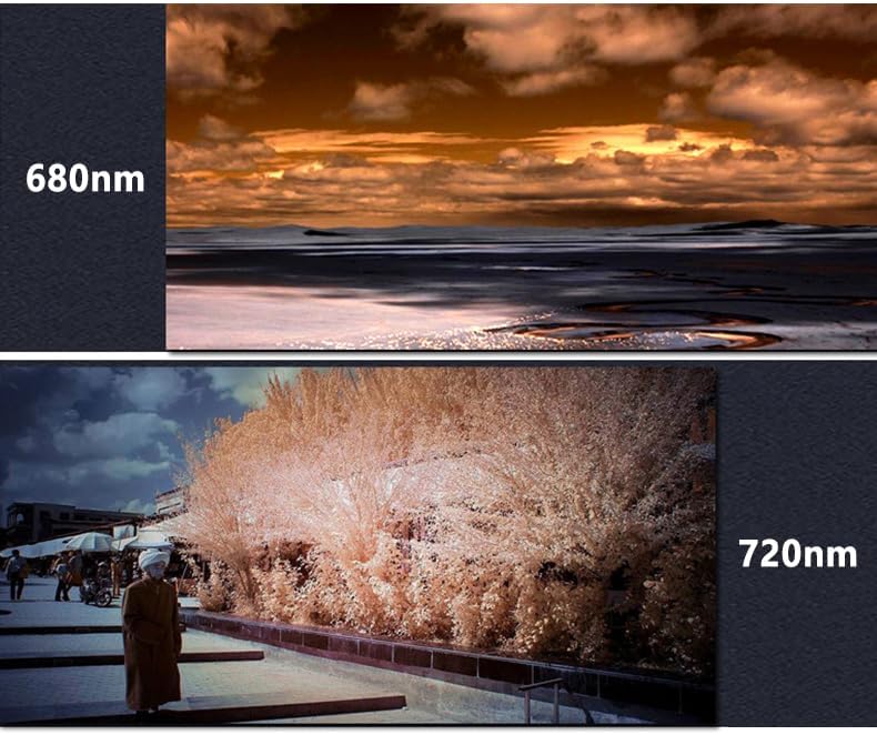 ZOMEI 52mm 850nm Infrared Filter for Nikon, Sony, Olympus, Pentax, Tamron, Sigma and Other DSLR Cameras