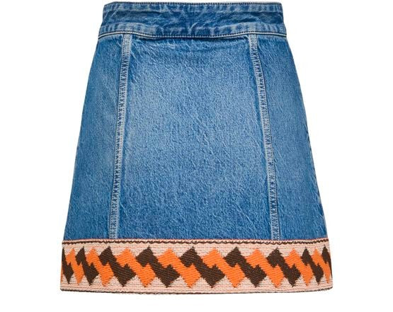 VALENTINO GARAVANI デニム製 ミニスカート - Image 3