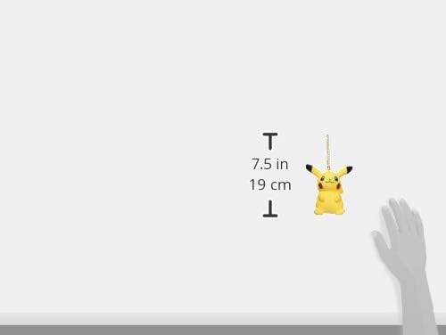 Saneboeki PM04 Pokemon All Star Collection Pikachu Mascot, W3.5 x D2.6 x H4.3 inches (W9 x D6.5 x H11 cm), Plush Mascot, Pokemon