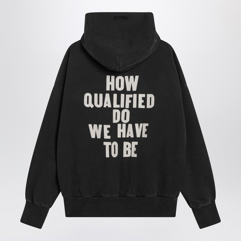 Fear Fear Of God ブラック ヴィンテージ エフェクト Fu パーカー - Image 3