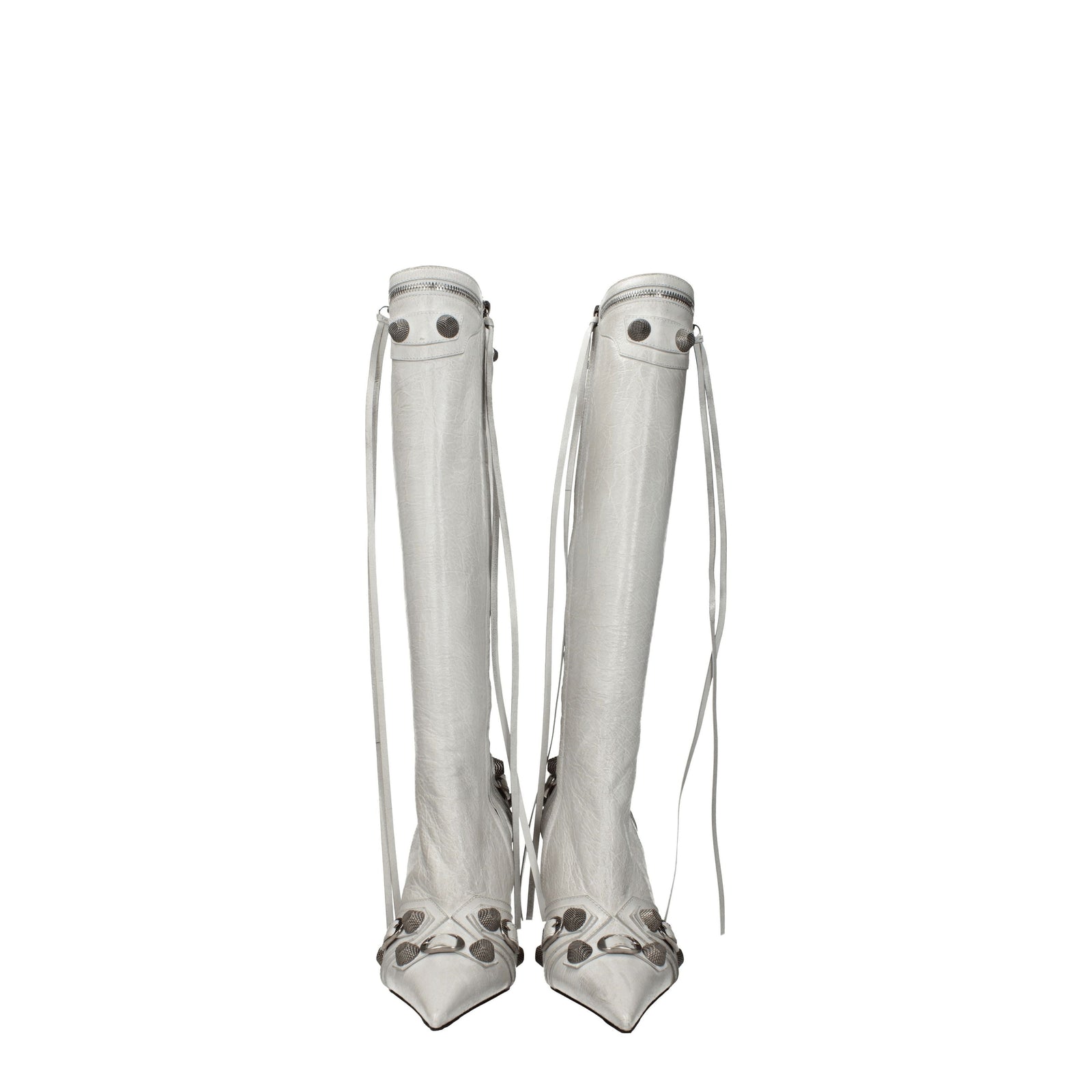 Balenciaga バレンシアガの女性 'S ブーツレザーグレー - Image 3