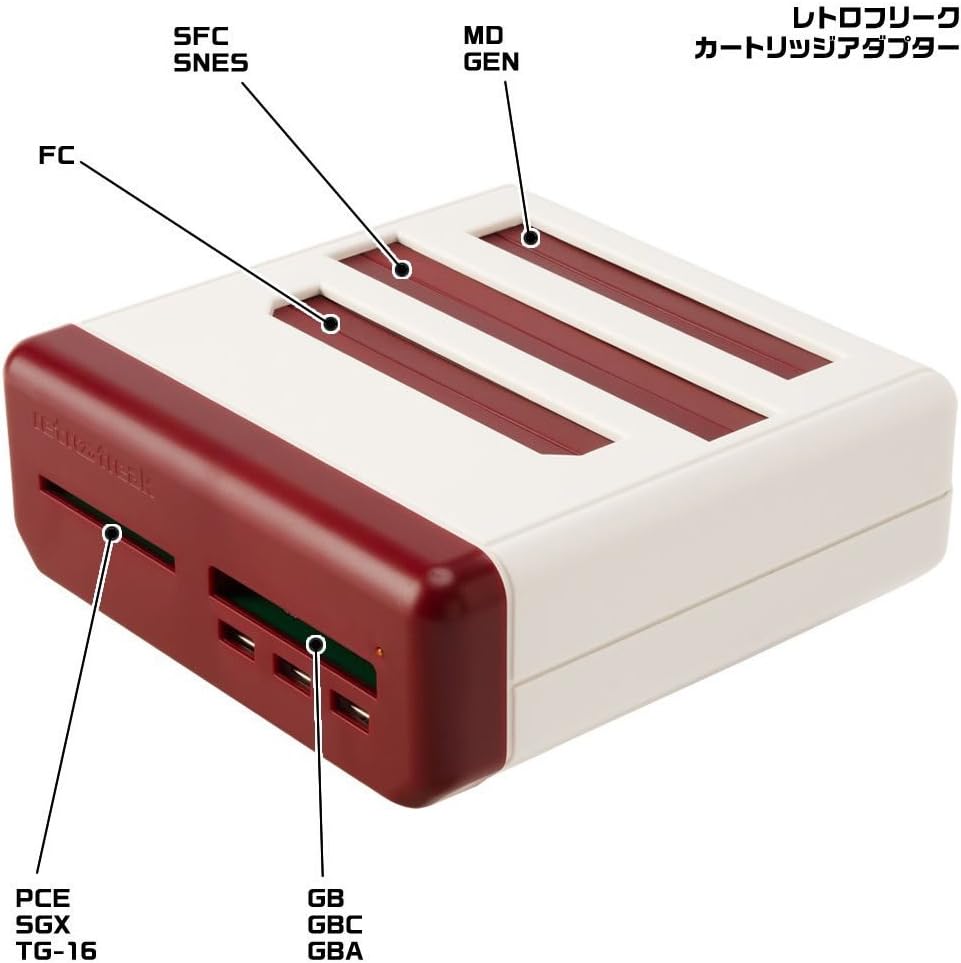 レトロフリーク (レトロゲーム互換機) (コントローラーアダプターセット) 【限定】 コントローラー +1個、オリジナルカラー仕様