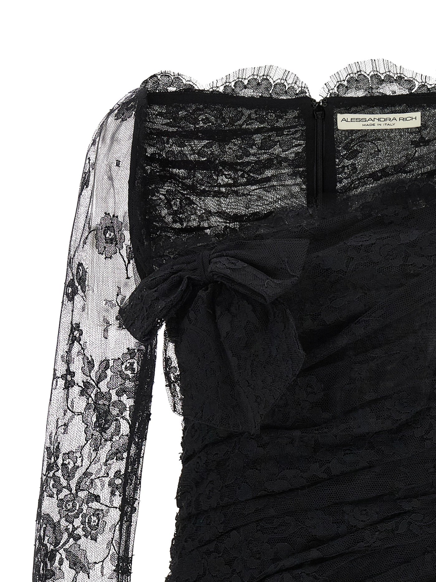 Alessandra Rich アレッサンドラリッチドレープドレス。 - Image 3