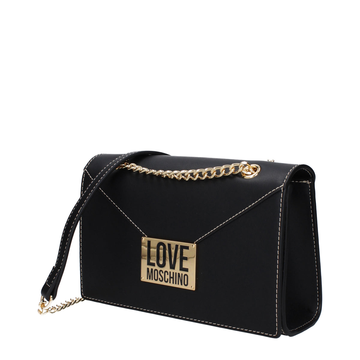 Moschino モスキーノのショルダーバッグが大好きな女性ポリウレタンブラック - Image 3