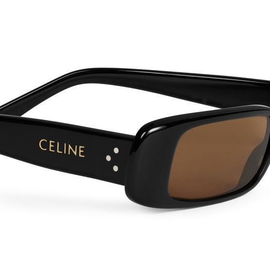 CELINE Rectangular s343 sunglasses in acetate - Image 3