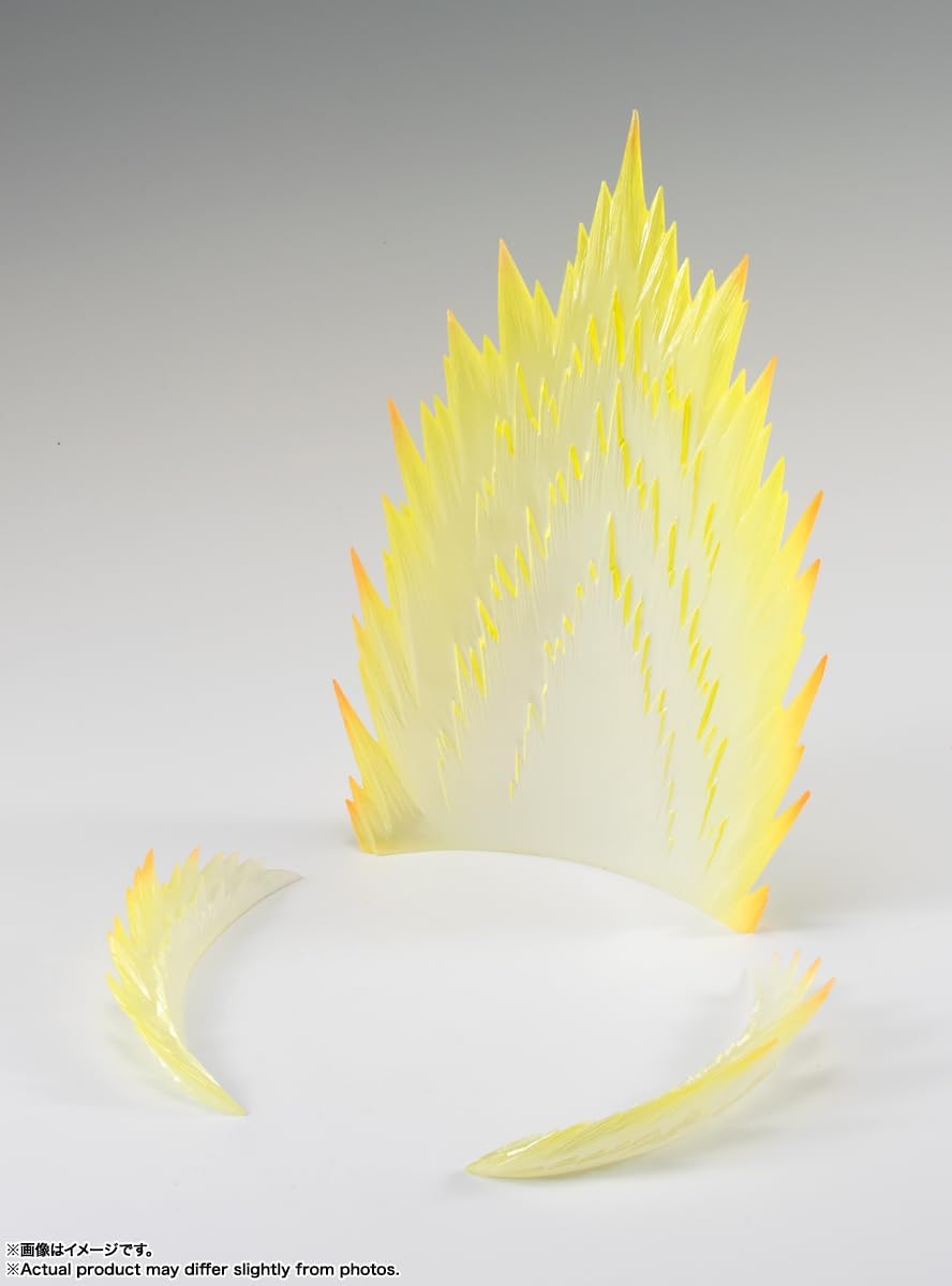 BANDAI SPIRITS Tamashii EFFECT ENERGY AURA Yellow Ver. for S.H. Figuarts, Non-scale, ABS & PVC, Pre-painted Complete Figure