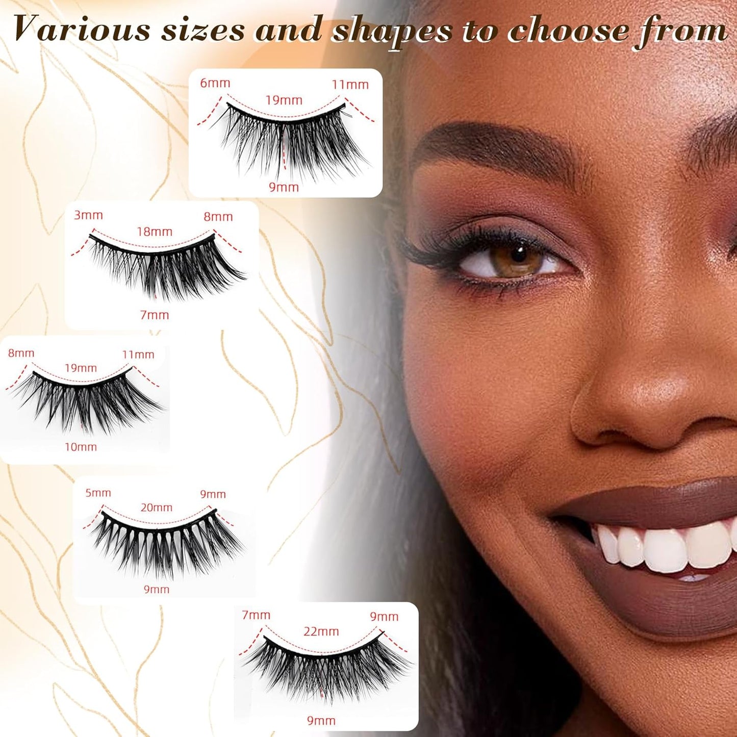 TORMEN Eyelashes Half Eyelashes 10 Sets,3D Eyelashes Handmade Set,Half Eyelashes Transparent Cat Eye Natural Short Eyelashes Mink Eyelashes (Hybrid)