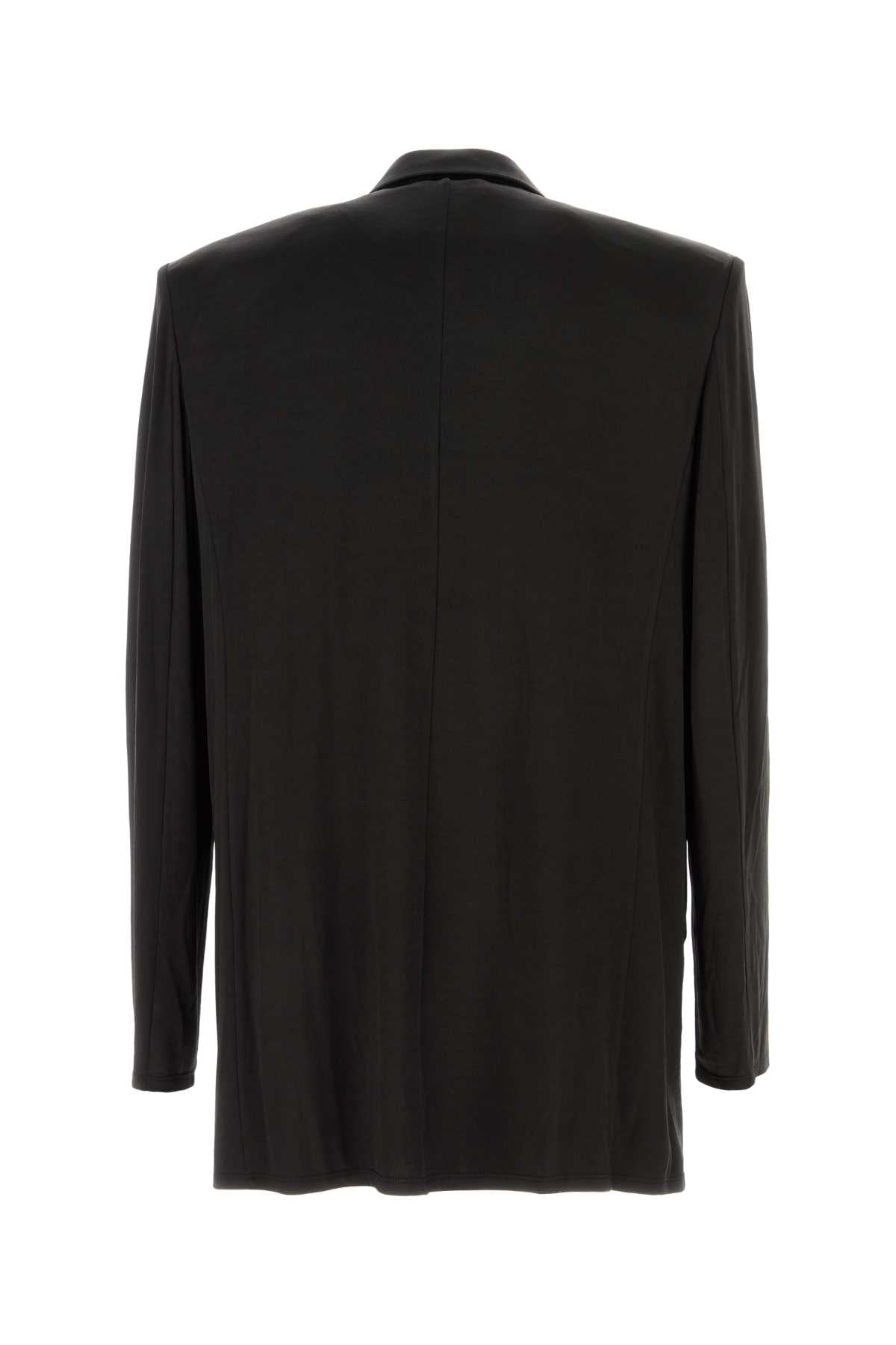 Diesel ディーゼルブラックストレッチアセテートJペッカブレザー - Image 3