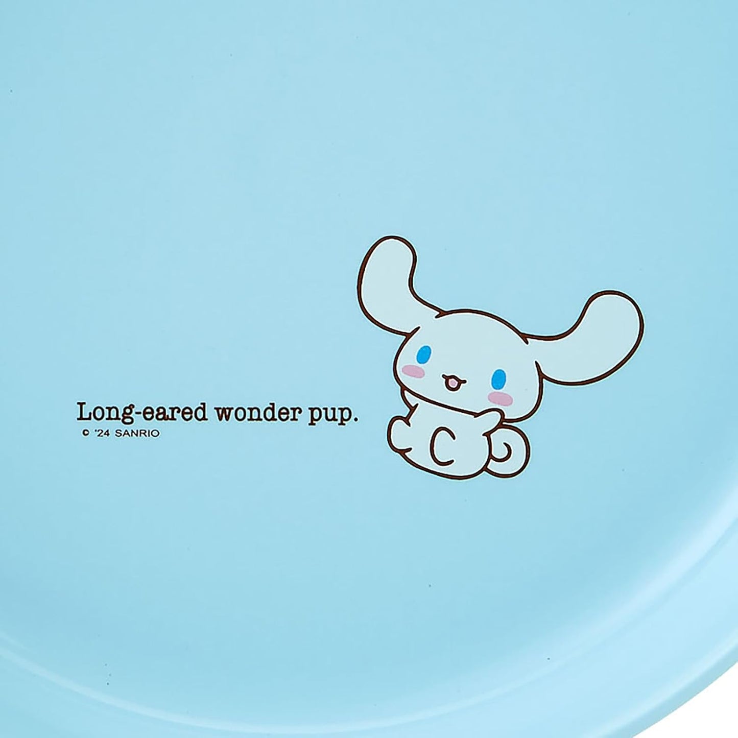 Sanrio 185957 Plate, 8.3 inches (21 cm), Cinnamon Roll, Microwave, Dishwasher, Dish-Dryer, Ceramic, Curry Plate, Pasta Plate