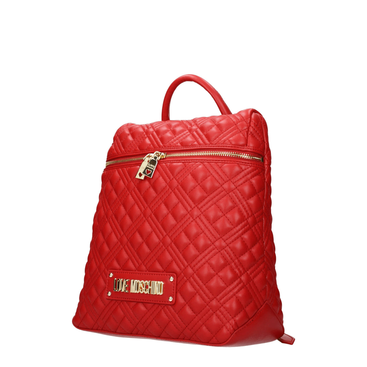 Moschino モスキーノのバックパックとベビーバッグの女性ポリウレタン赤/口紅が大好きです - Image 3