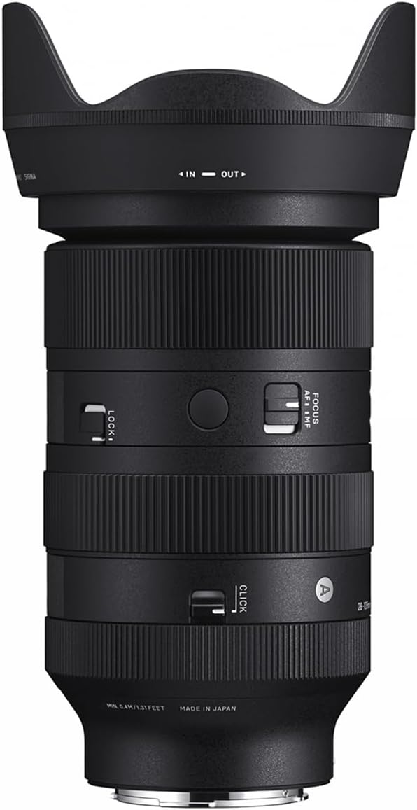 Sigma Sigma Sony E Mount Lens 28-105mm F2.8 DG DN Zoom Standard Full Size for Art Mirrorless Only
