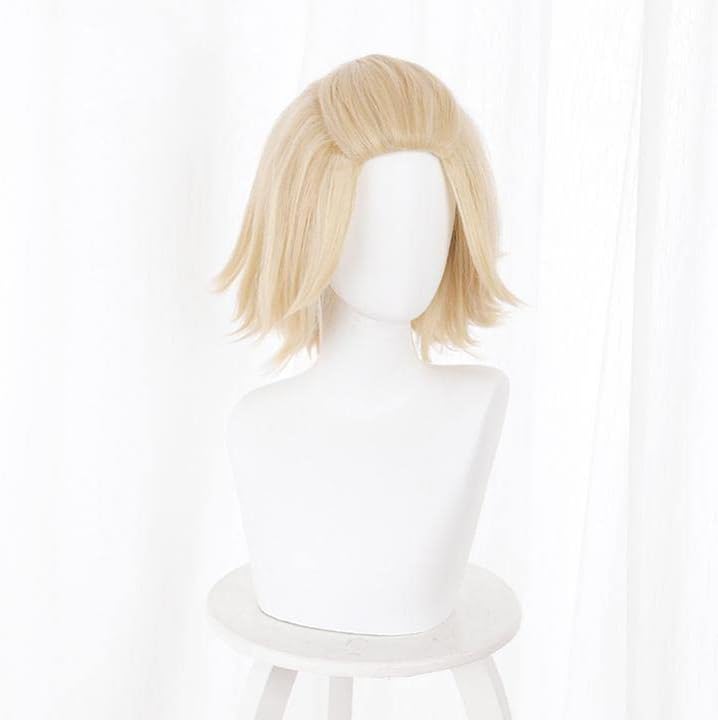 LVMEY Tokyo Revengers Cosplay Wig, Manjiro Sano, Heat Resistant, Disguise Wig, Cosplay Wig, Cosplay Costume, Comic Event, Halloween, Christmas, Cultural Festival, School Festival, Wig Net Included