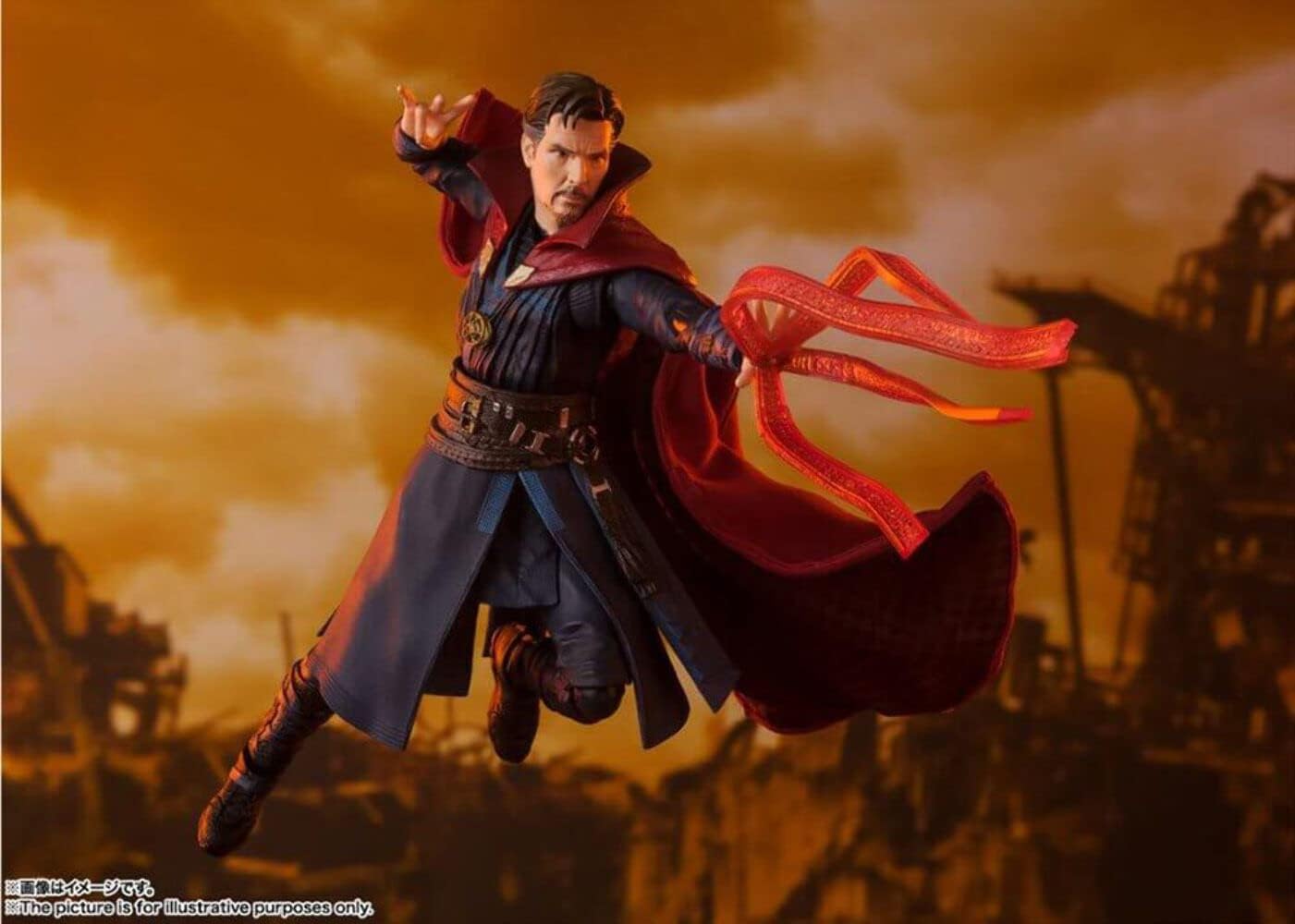 BANDAI SPIRITS S.H. Figuarts Avengers Doctor Strange - BATTLE ON TITAN EDITION Approx. 5.9 inches (150 mm), PVC, ABS, Fabric, Painted Action Figure