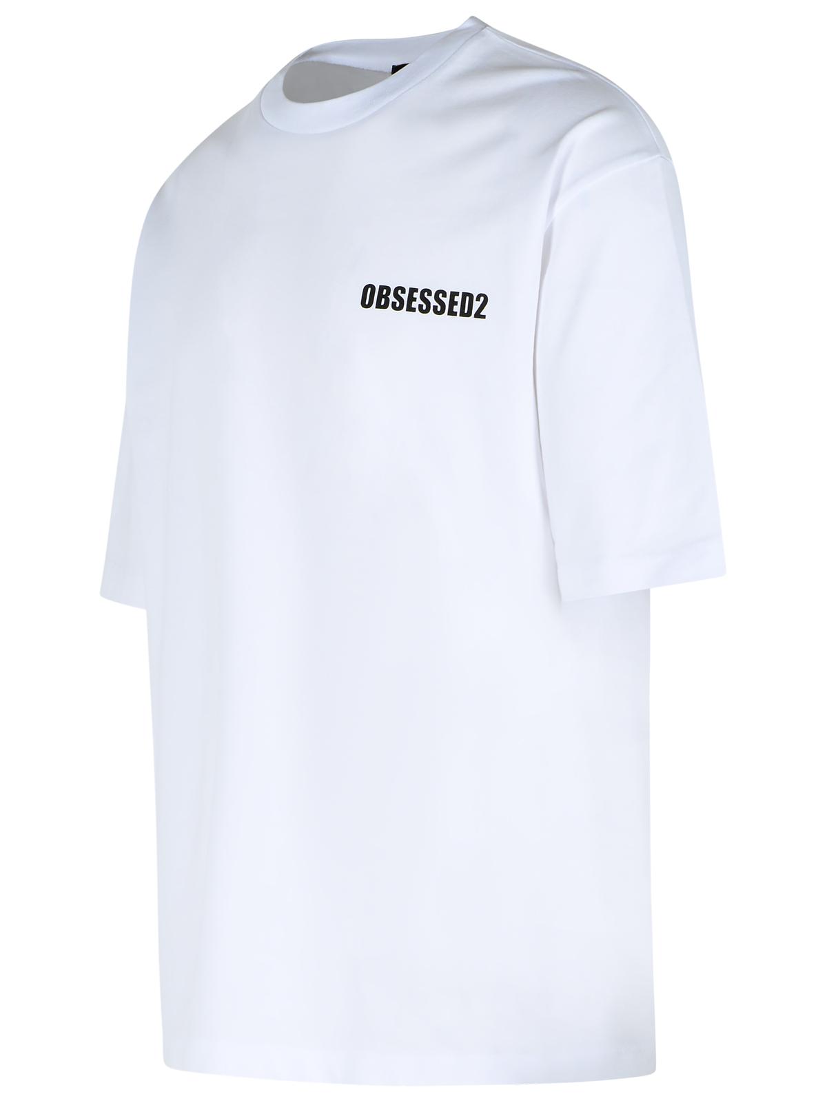 Dsquared2 Dsquared2 '巻き戻し'ブラックコットンTシャツ - Image 3