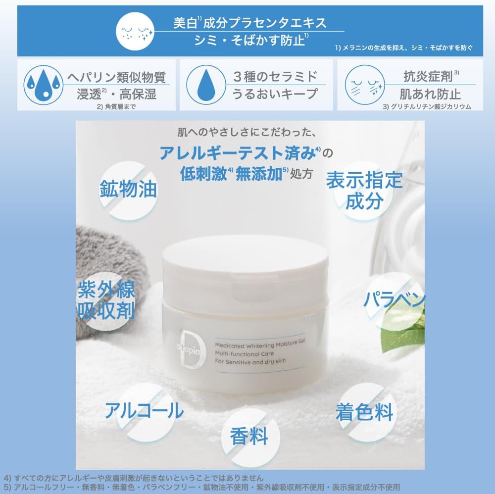 Alliance Farmer Medicated Atopia D Whitening Moisturizing Milk Gel