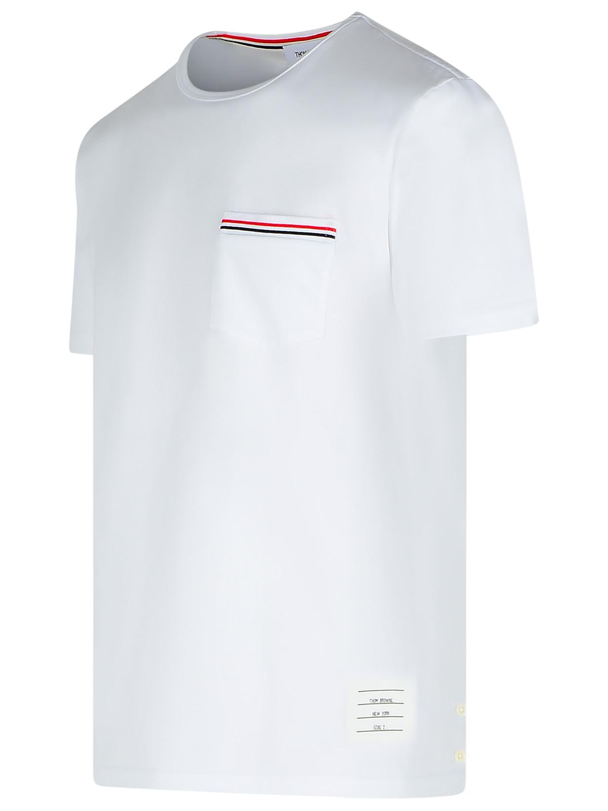Thom Thom Browne 'Rwb' White Cotton T Shirt - Image 3
