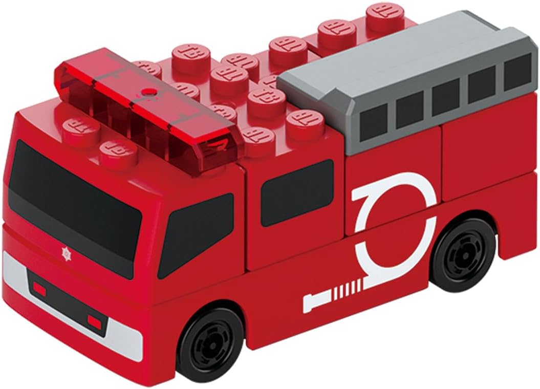 Takara Tomy Tomica & Plarail Block Vehicle Block Town Box Toy, Ages 3 and Up, [Japan Toy Award 2025 Educational Category Grand Prize]