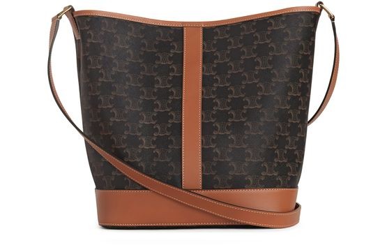 CELINE Medium bucket bag in Triomphe canvas - Image 3