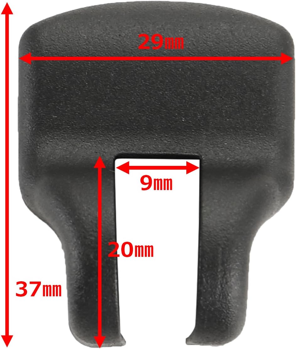 Negesu Toyota Door Stopper Cover, Hinge Cover, Compatible, Prius, Aqua, Universal Use, Set of 4