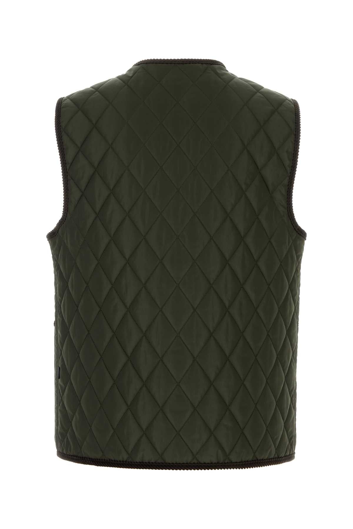 Burberry バーバリーアーミーグリーンナイロンジャケット - Image 3