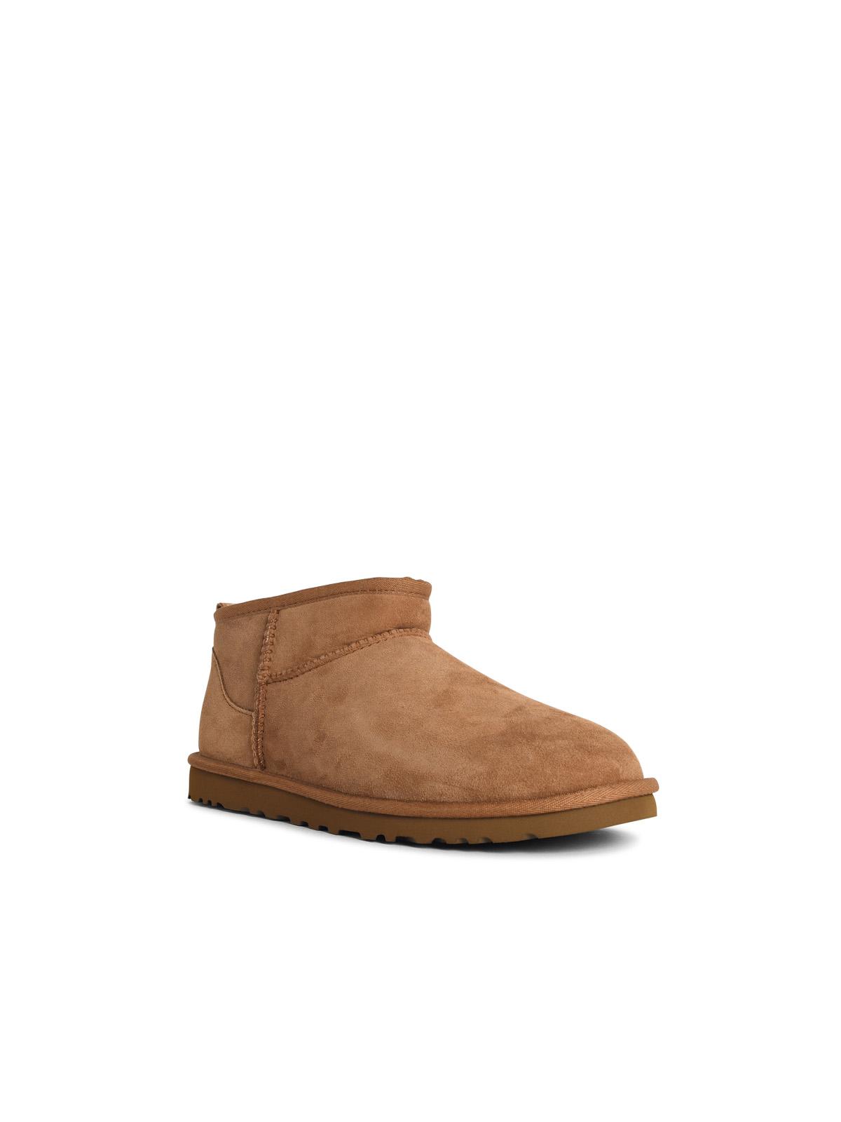 Ugg Ugg 'Classic Ultra Mini' Chestnut Suede Boots - Image 3