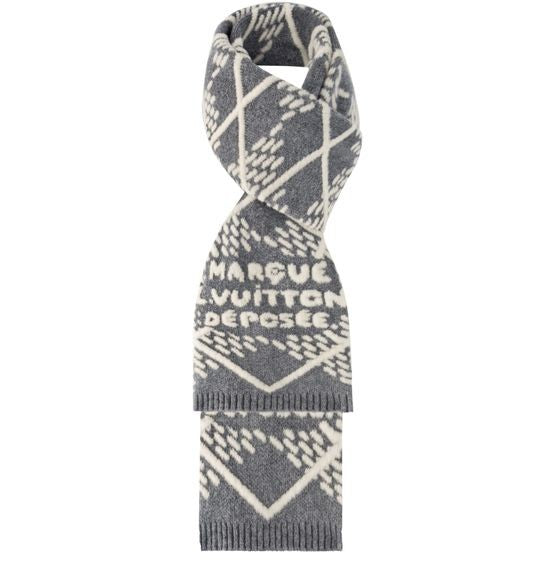 LOUIS VUITTON 57th Street NYC Exclusive Damier Argyle Scarf - Image 3