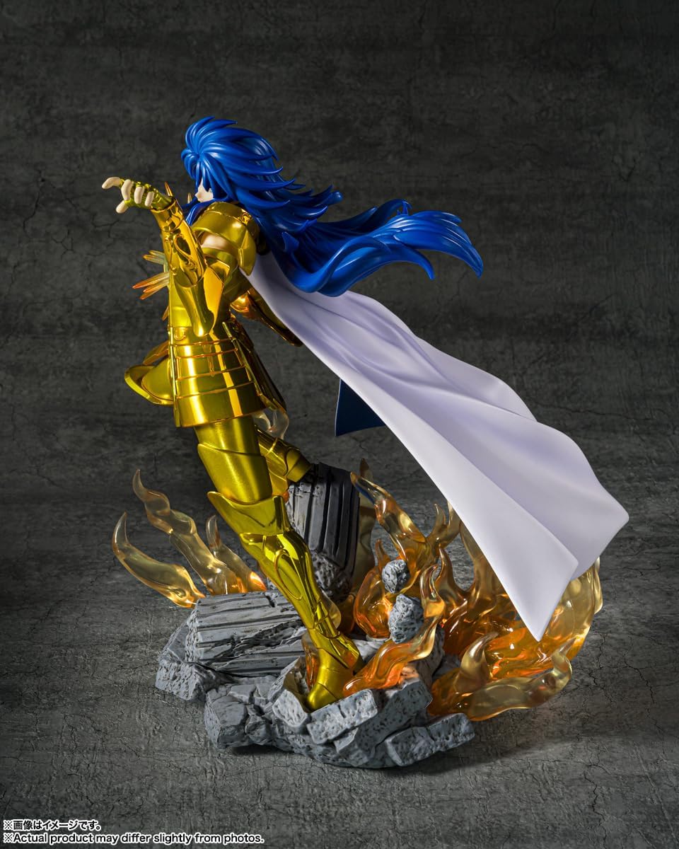 TAMASHII NATIONS Figuarts Zero Touche Métallique Saint Seiya Gemini Saga, Approx. 8.3 inches (210 mm), ABS & PVC Pre-painted Complete Figure