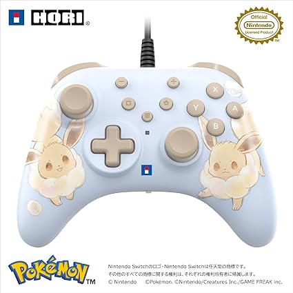 【任天堂ライセンス商品】 ホリパッド TURBO for Nintendo Switch™ 2 もふもふイーブイ 【Switch2専用】