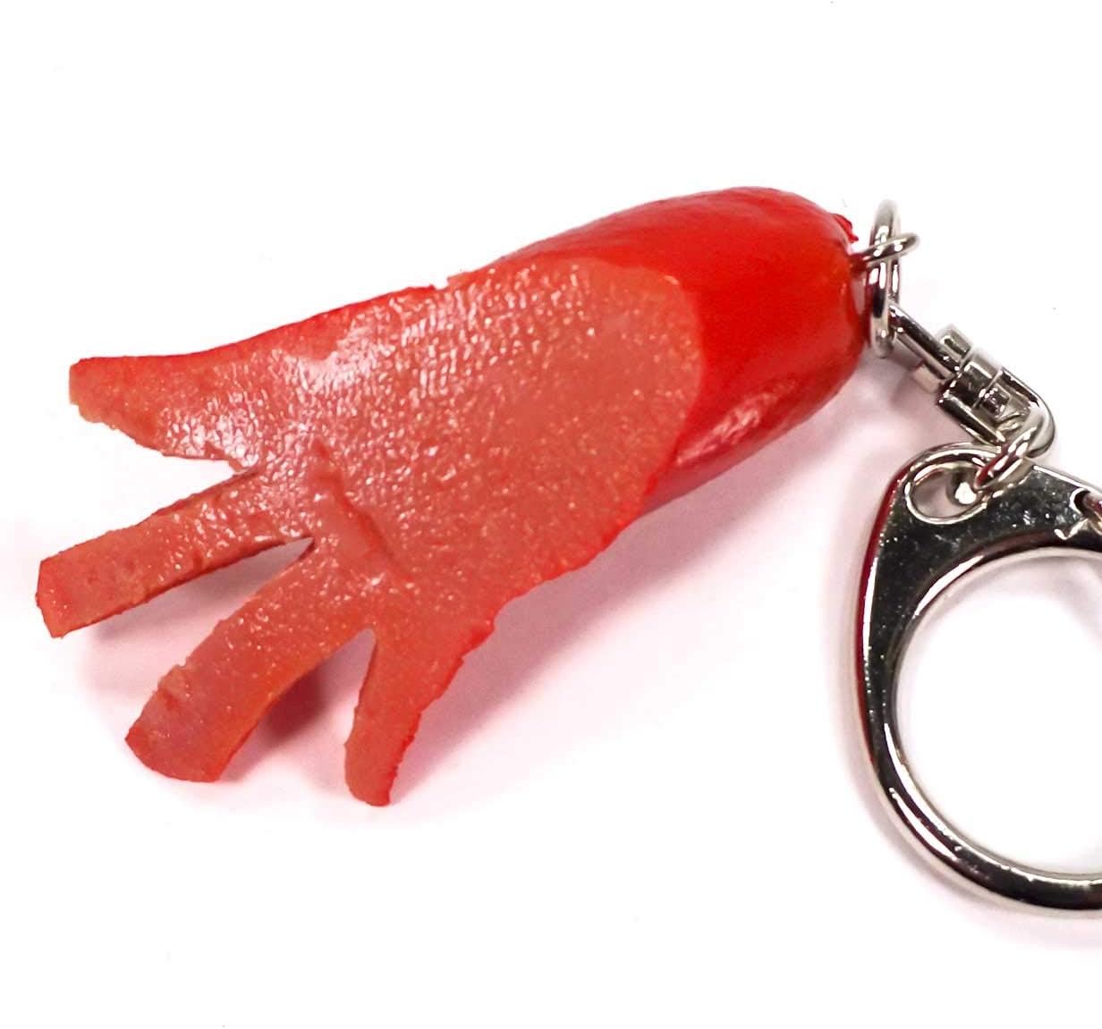 Octopus Winter Food Sample Keychain Cute Funny Souvenir Present 316K Coconut Accessories