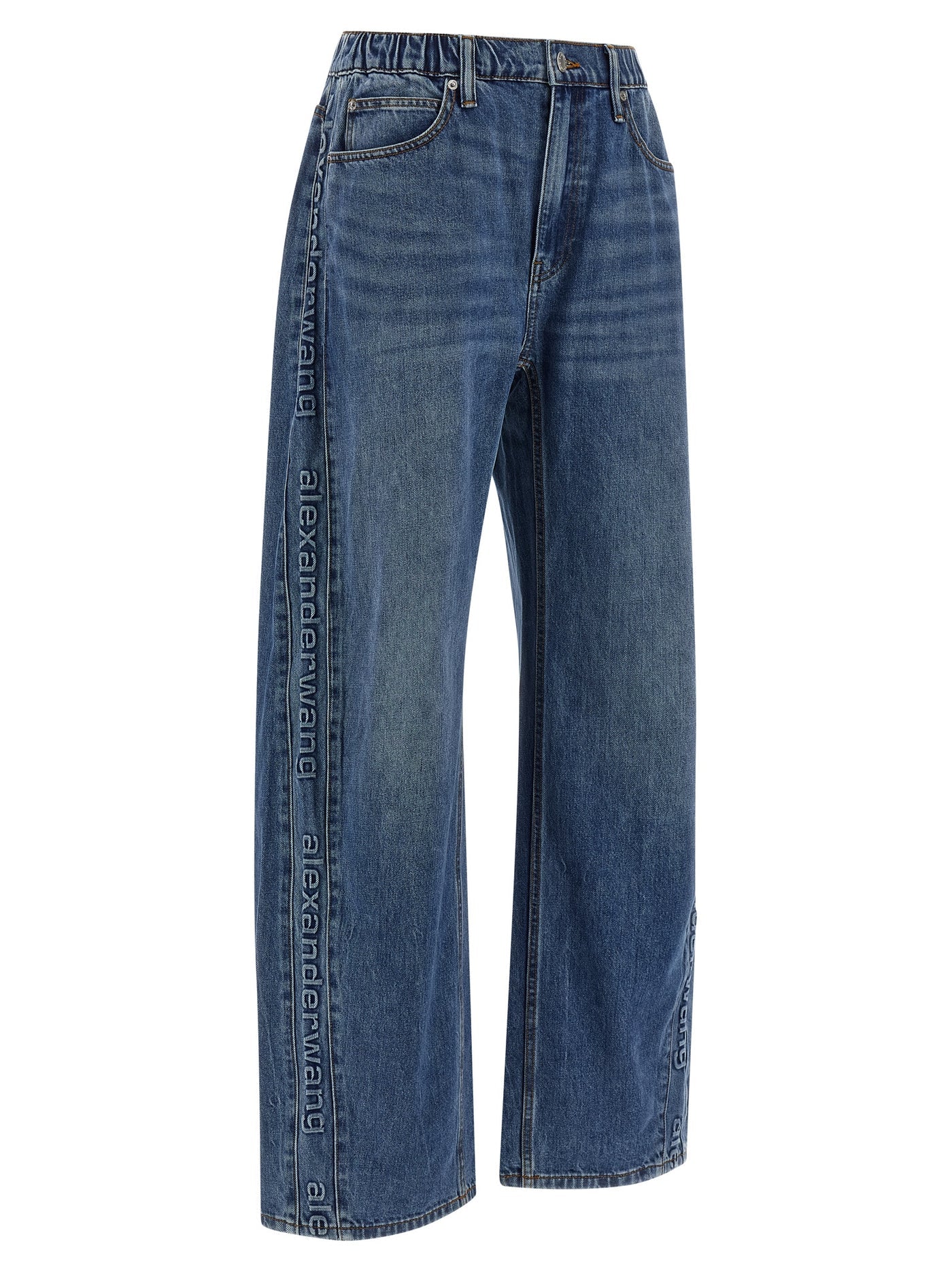 Denim X Alexander Wang デニムxアレクサンダーワンエンボスロゴジーンズ - Image 3
