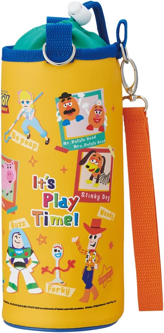 Skater Bottle Cover, Water Bottle Case, Children's Bottle Case, Plastic Bottle Cover, Multi-Size, Disney Toy Story 23, Boy, PVPF7-A