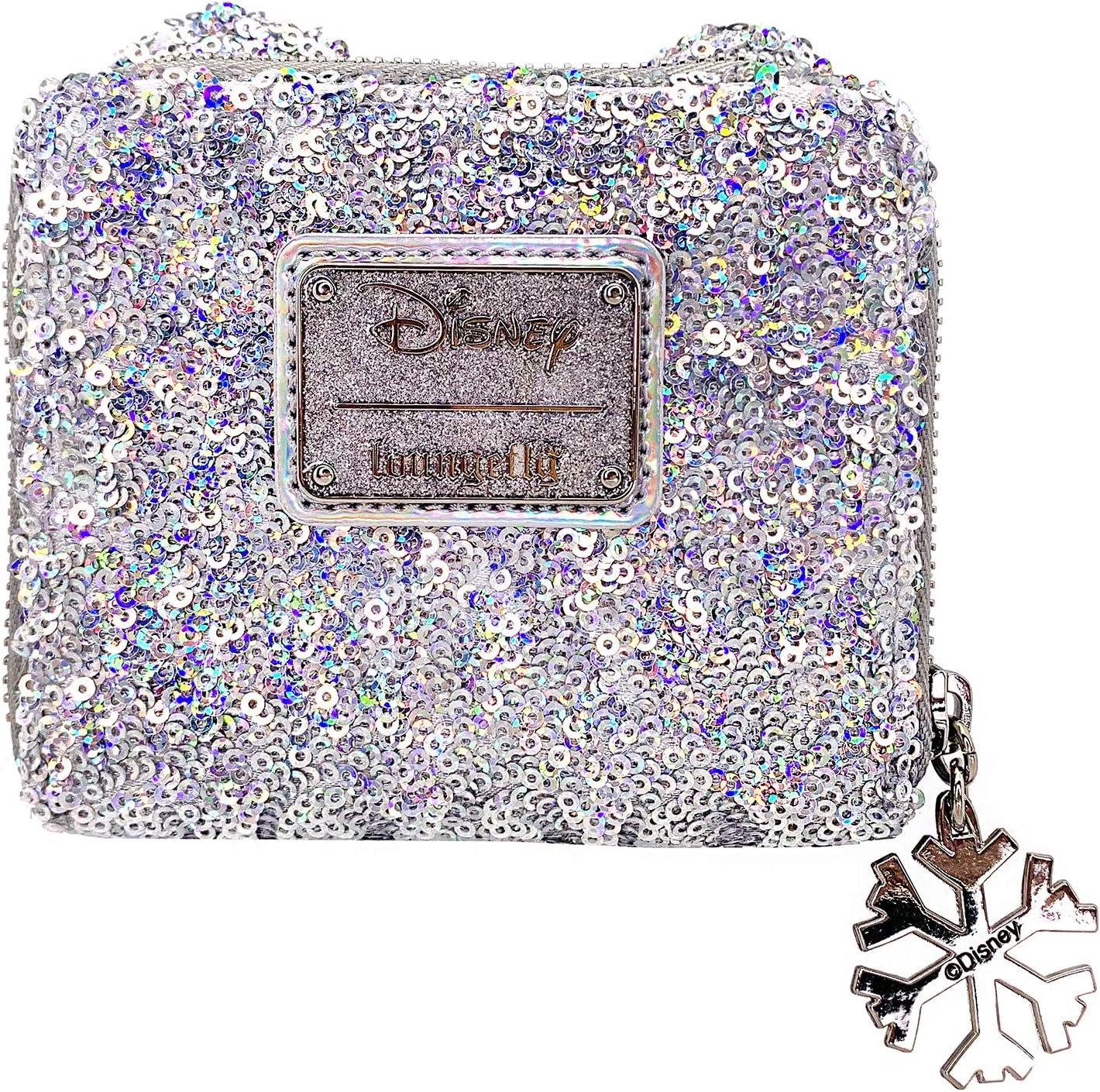 Loungefly X LASR - Cartera exclusiva de Minnie con lentejuelas holográficas de Disney