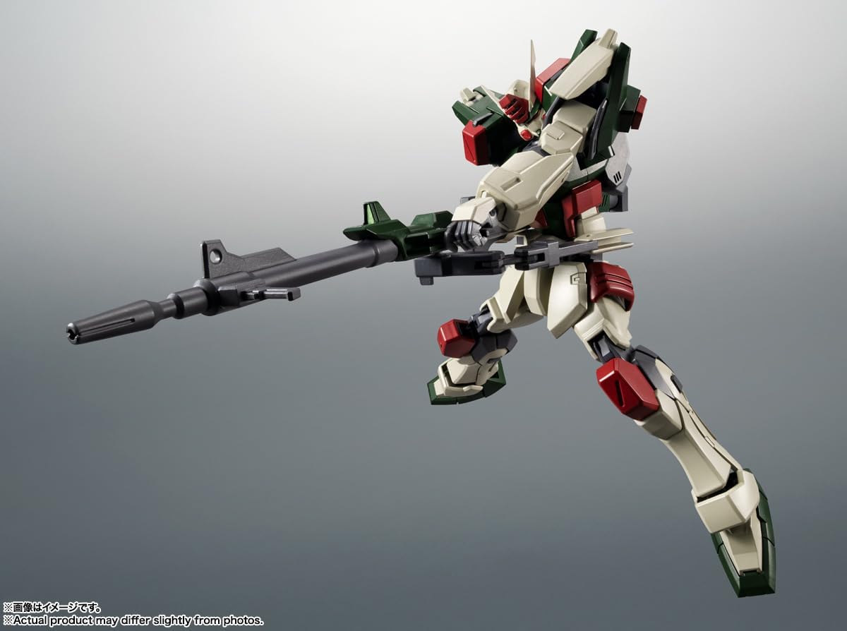 TAMASHII NATIONS ROBOT魂 Mobile Suit Gundam SEED GAT-X103 Buster Gundam Ver. A.N.I.M.E. Approx. 4.9 in (125 mm), ABS & PVC Pre-painted Action Figure