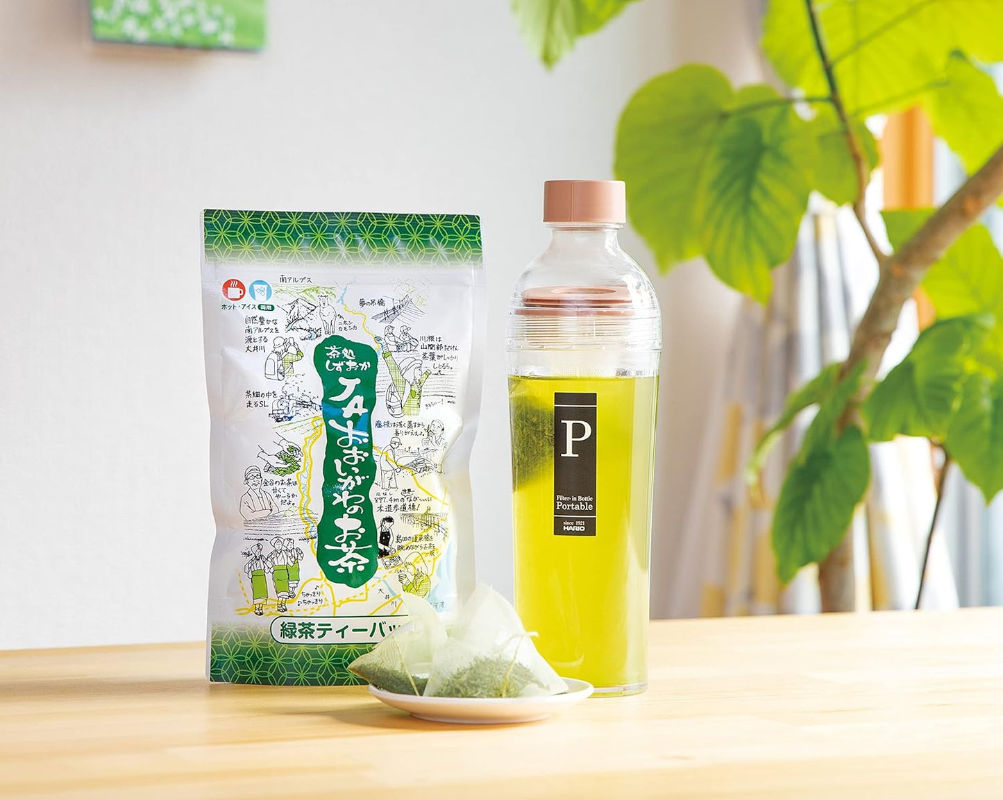 JA Oigawa Green Tea Bag 0.1 oz (3 g) x 40 Packs, Shizuoka Tea, Sencha, Cold Brew, Hot Water, Tea, Matcha Tea