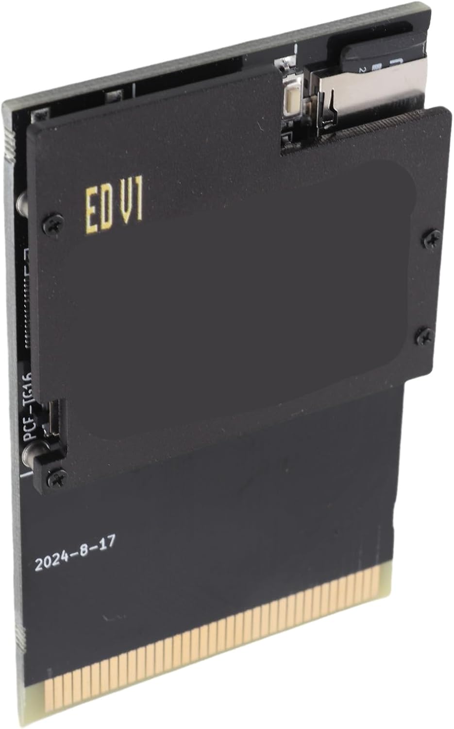 Game Cartridge with 1000 in 1 Game for Wuyuzi PC Engine and TurboGrafx 16, Black Gold Flash Card with 8G Memory, Perfect Gift for Retro Fans