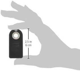 NinoLite TX-10 Remote Control for SLR Cameras, Canon, Nikon, Pentax, Sony, Compatible with All Manufacturers, Up to 16.4 ft (5 m) Distance, Wireless Shutter