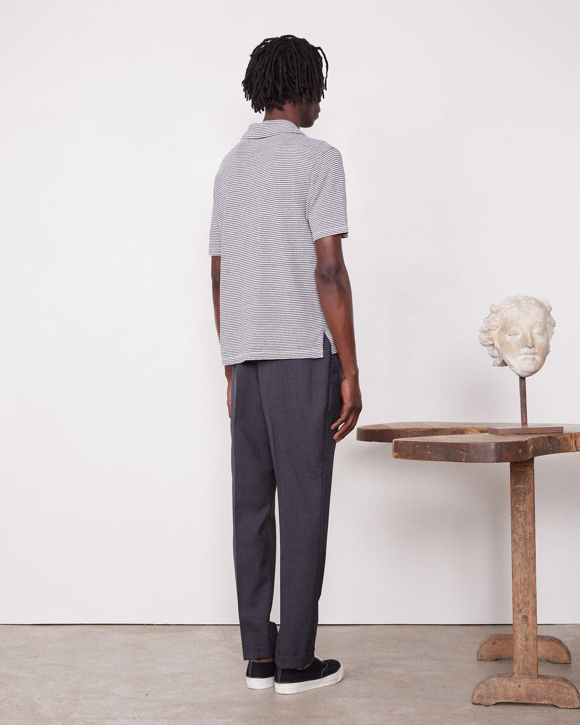 Off Officine Generale T Shirts And Polos Grey - Image 3