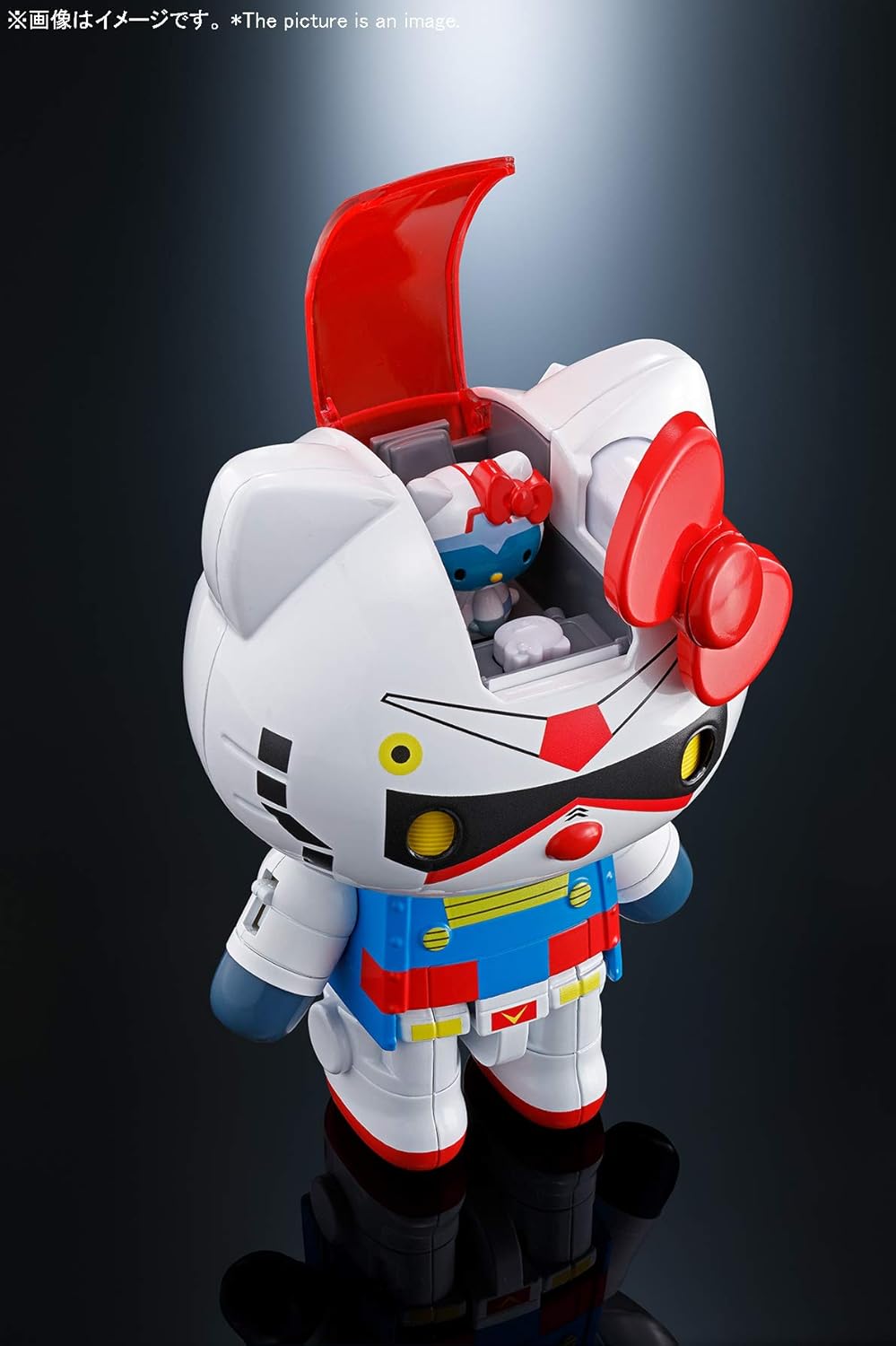 Chogokin Gundam Hello Kitty Die-Cast & ABS Pre-painted Action Figure